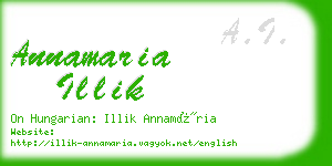 annamaria illik business card